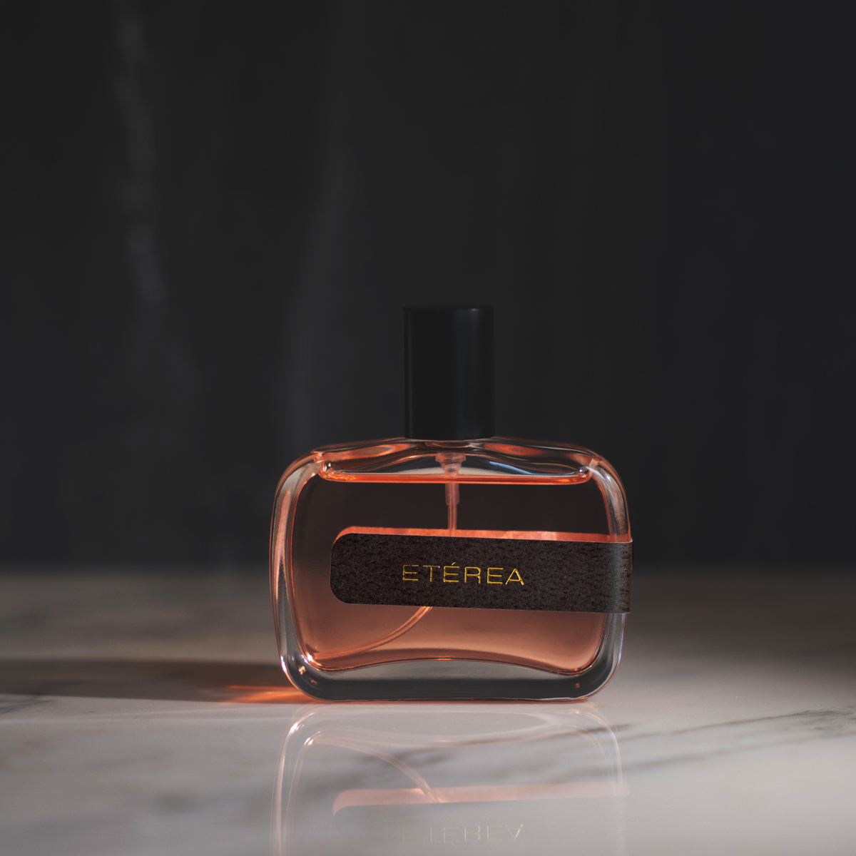 perfume bottle on a white background